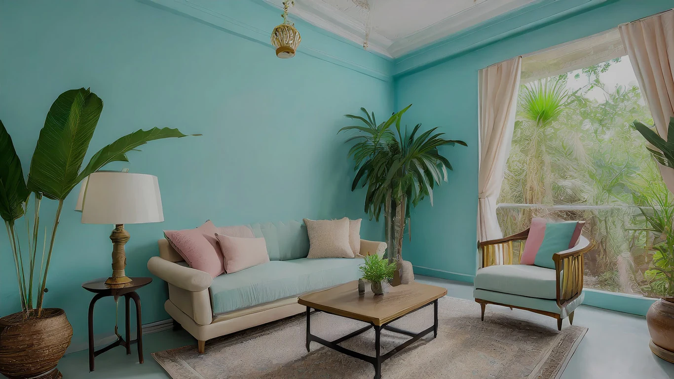 A bright, professionally cleaned living room